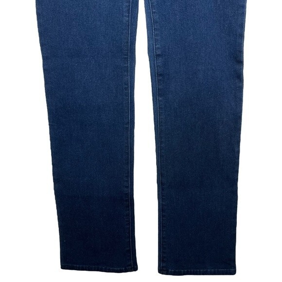 Betabrand Yoga Denim Jeans sz S * Straight Leg Dark Indigo Wash 4 Pocket Comfy - Picture 4 of 7